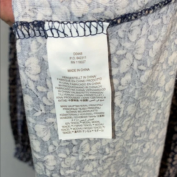 Boden Ditsy Floral Long Sleeve Belted Shift Dress US 16/18 XL - Picture 8 of 8